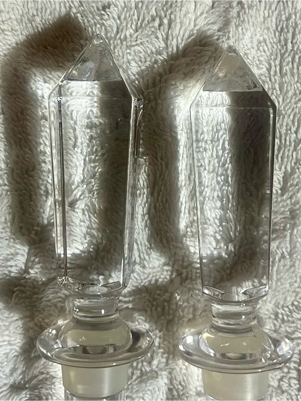 Villeroy & Boch Crystal Wine Bottle Stoppers - Set of 6, all in excellent cond